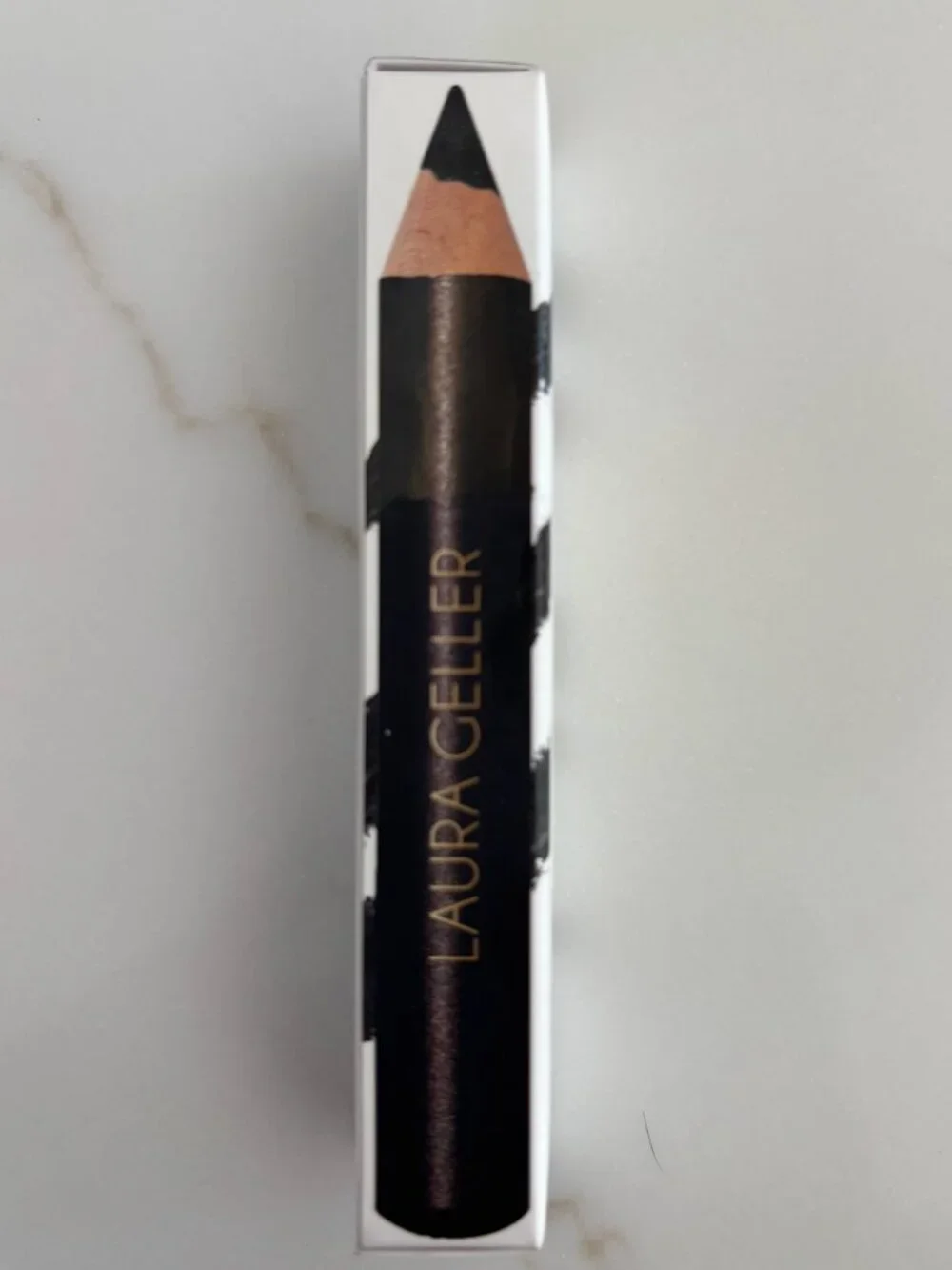 Laura Geller Powder Pencil Eyeshadow + Liner — Obsidian